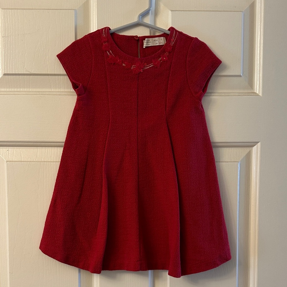 Charming Red Kids Dress